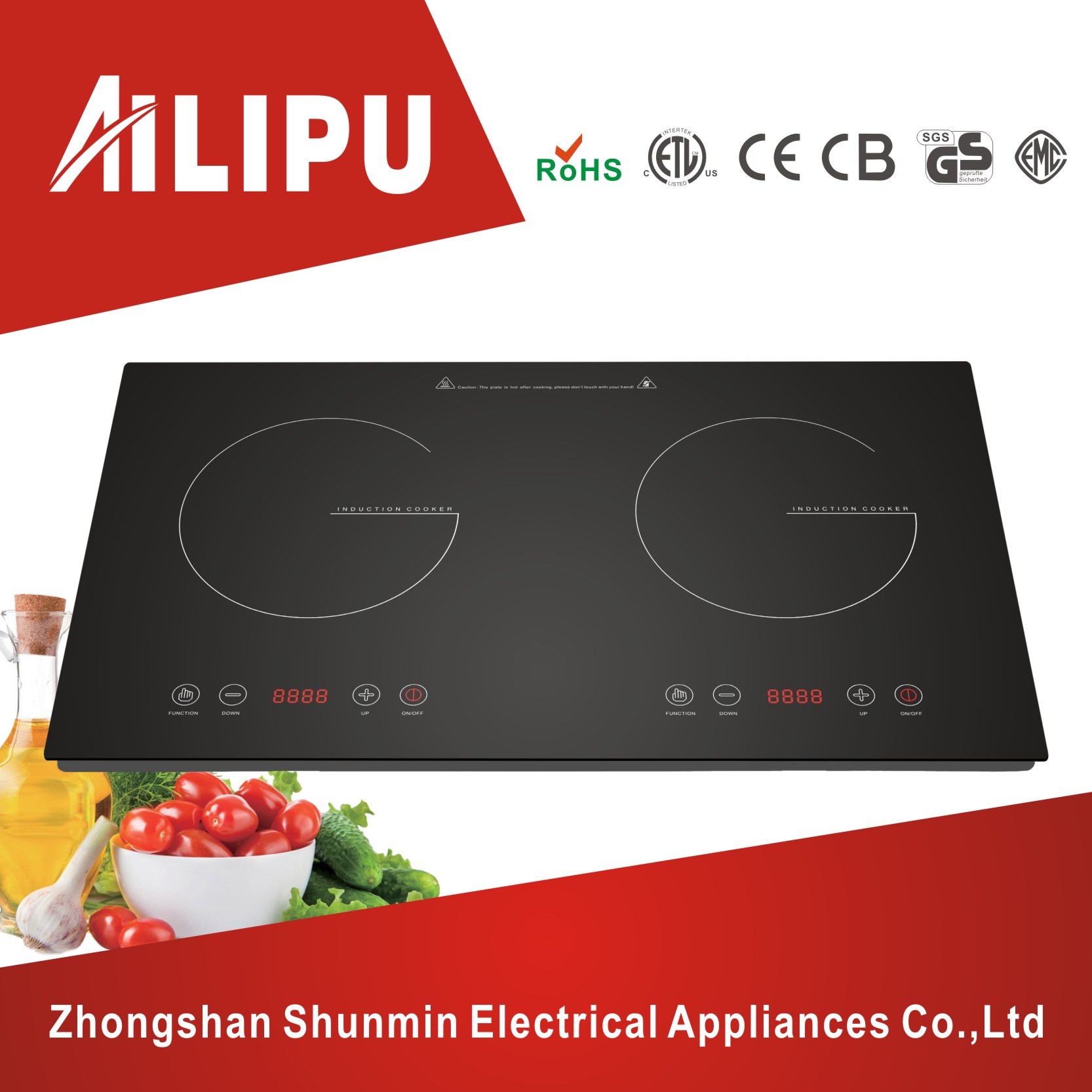 New Arrived Double Burners Induction Cooker