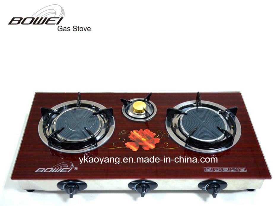 Home Appliance Popular Selling Glass Top Gas Stove