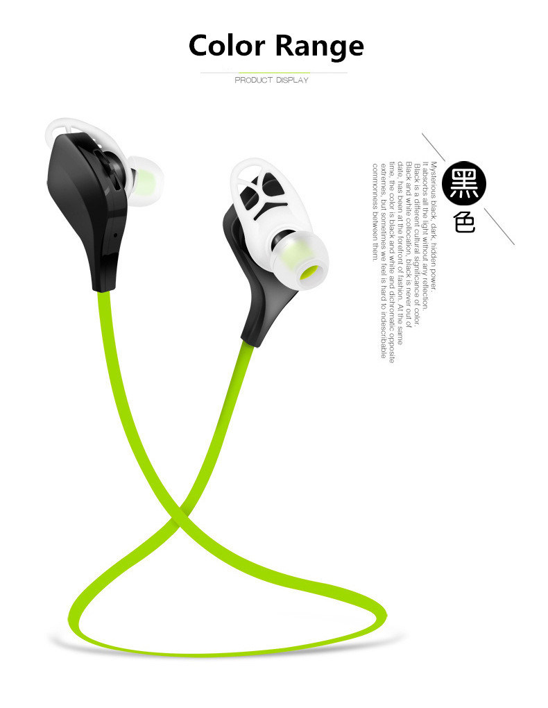 Sweatproof Sports HD Stereo Wireless Bluetooth Headsets/Earphones (MS-B99)