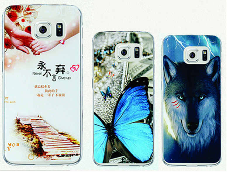 Fashion Design Printing Mobile Accessories for Samsung S6/S6 Edge Hard PC Cell Phone Case