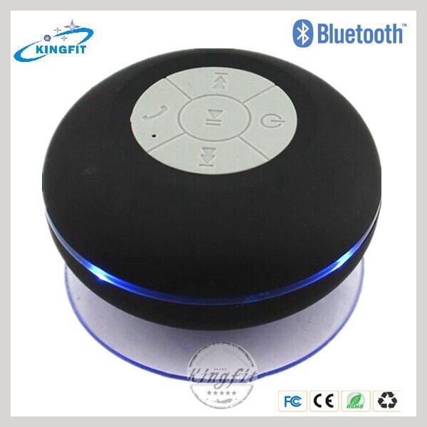 Cheap Stereo Waterproof Wireless Bluetooth Mini Speaker with Sucker for Cell Phone