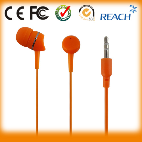 Cheap Colorful Cute Earphone with CE, RoHS Certificate