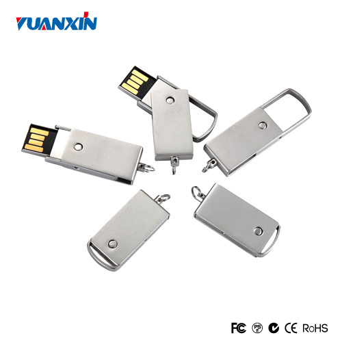 Swivel USB Drives Flash Drive with Chrome