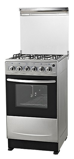 Free Standing Stove with Oven with Glass Cover Lid