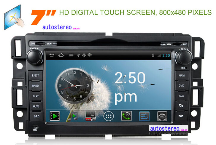 Android 4.0 Auto Audio for Gmc Sierra Tahoe Suburban GPS Navigation DVD Player Radio