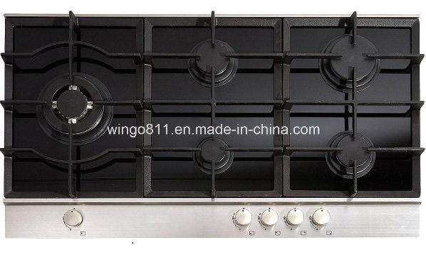 Tempered Glass 5 Burners Gas Stove