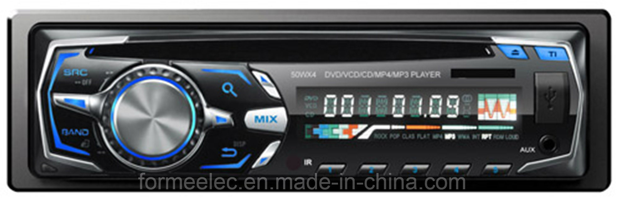 Car DVD with USB SD FM Detachable Panel