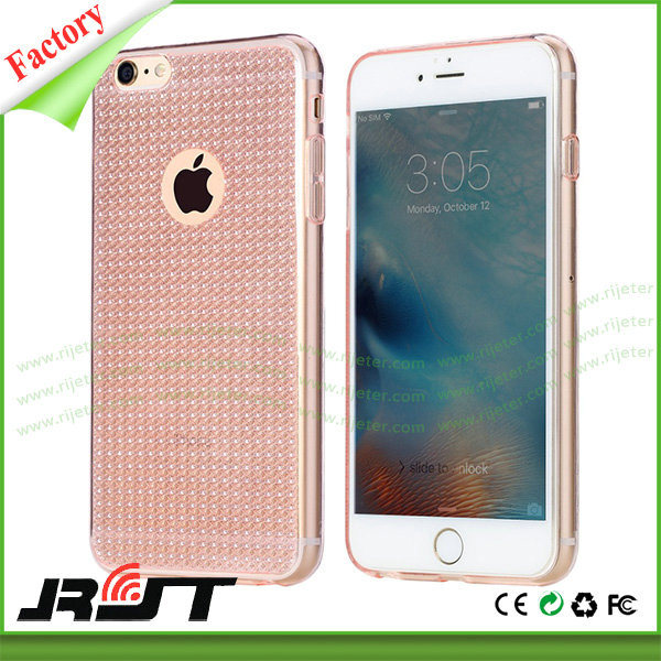 TPU Soft Transparent Mobile Phone Case Cover for iPhone6/6s Plus