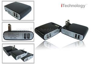 Universal Phone USB Charger, for iPhone/Samsung/ Mobile Phone& iPad Tablet (SG-P2-US)