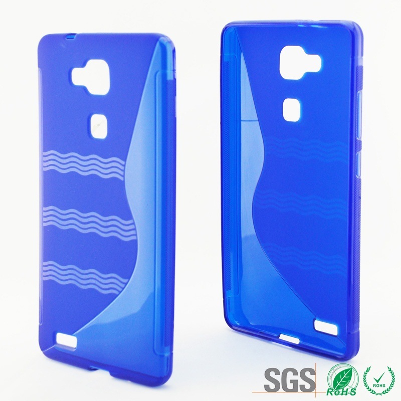 S Line with Waves Back Cover for Huawei Mate7