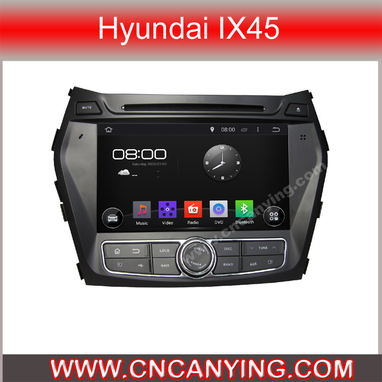 Car DVD Player for Pure Android 4.4, Car DVD Player for Hyundai IX45 2013/Santa Fe 2013 with A9 CPU Capacitive Touch Screen GPS Bluetooth (AD-8156)