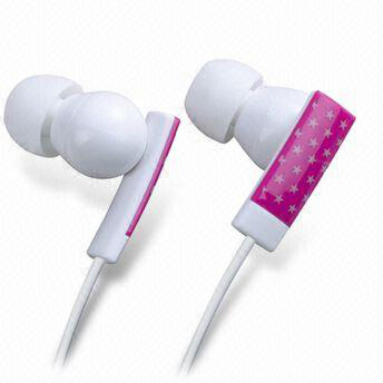 Cute Colorful Fashional MP3 Promotional Earphone (YFD237)