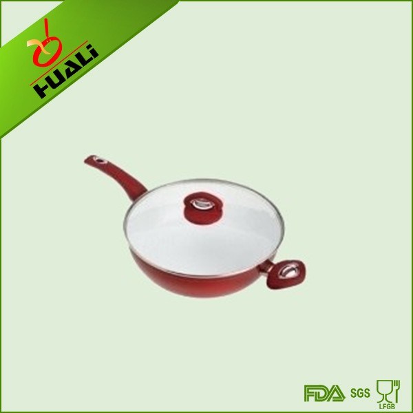 30cm Aluminium Ceramic Wok