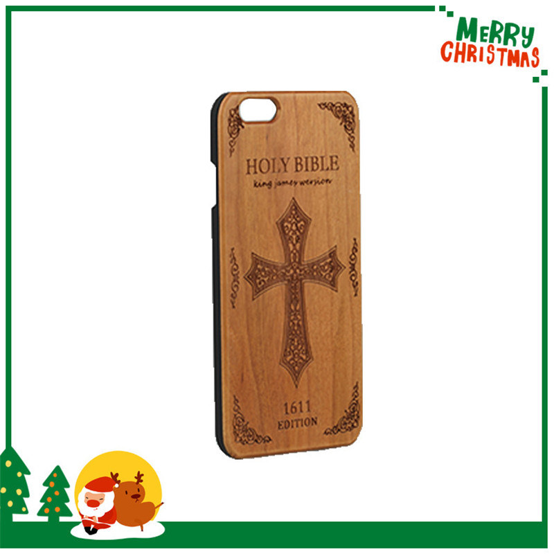 Hot Sale Wooden Cell Phone Cover for iPhone, Bamboo Mobile Phone Case