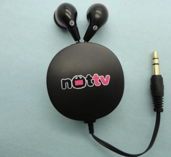 Retractable /MP3/High Bass Earphone