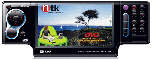 Car in Dash DVD with 4