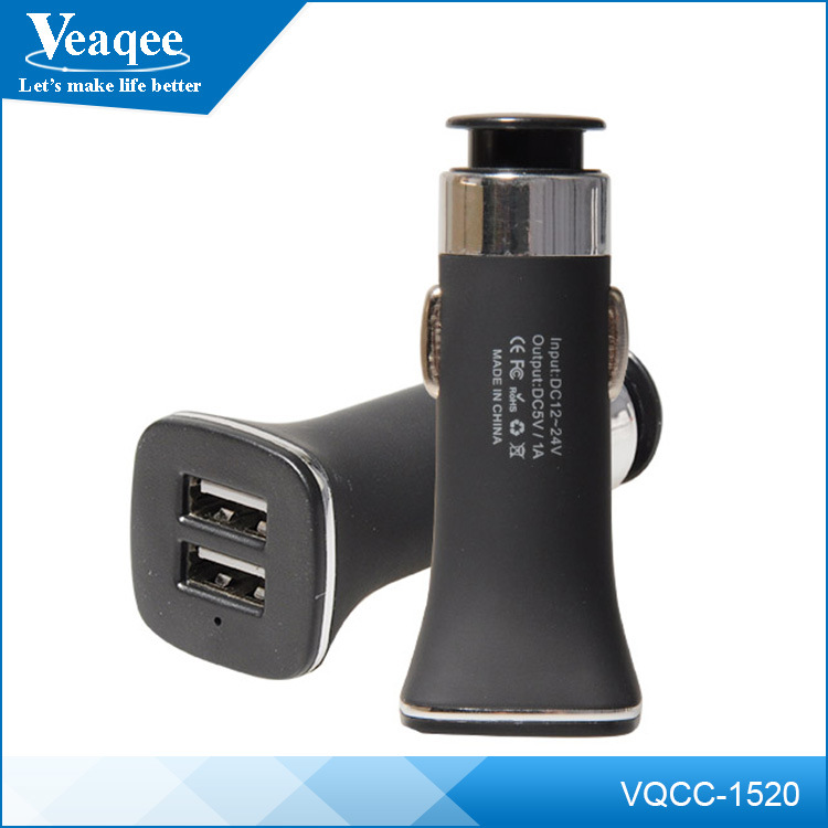 2015 Hot Sale 2 USB Port Mobile Phone Car Charger