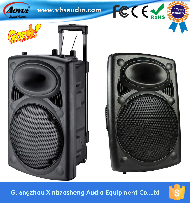 Good Bass Professional Box Speaker, Trolley Speaker with USB/SD