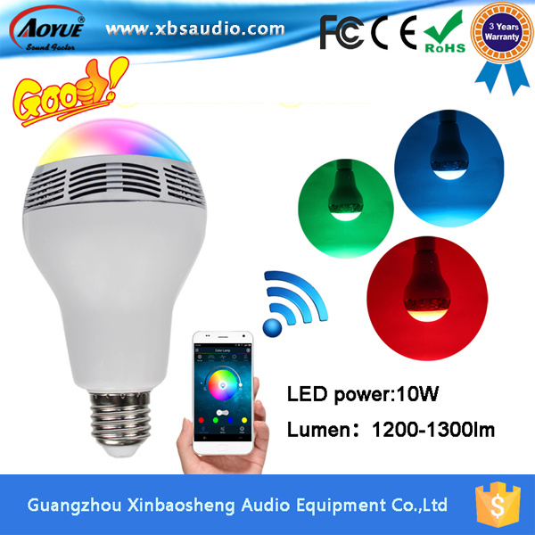 High Quality Hot Sell Bluetooth LED Light Bulb Speaker