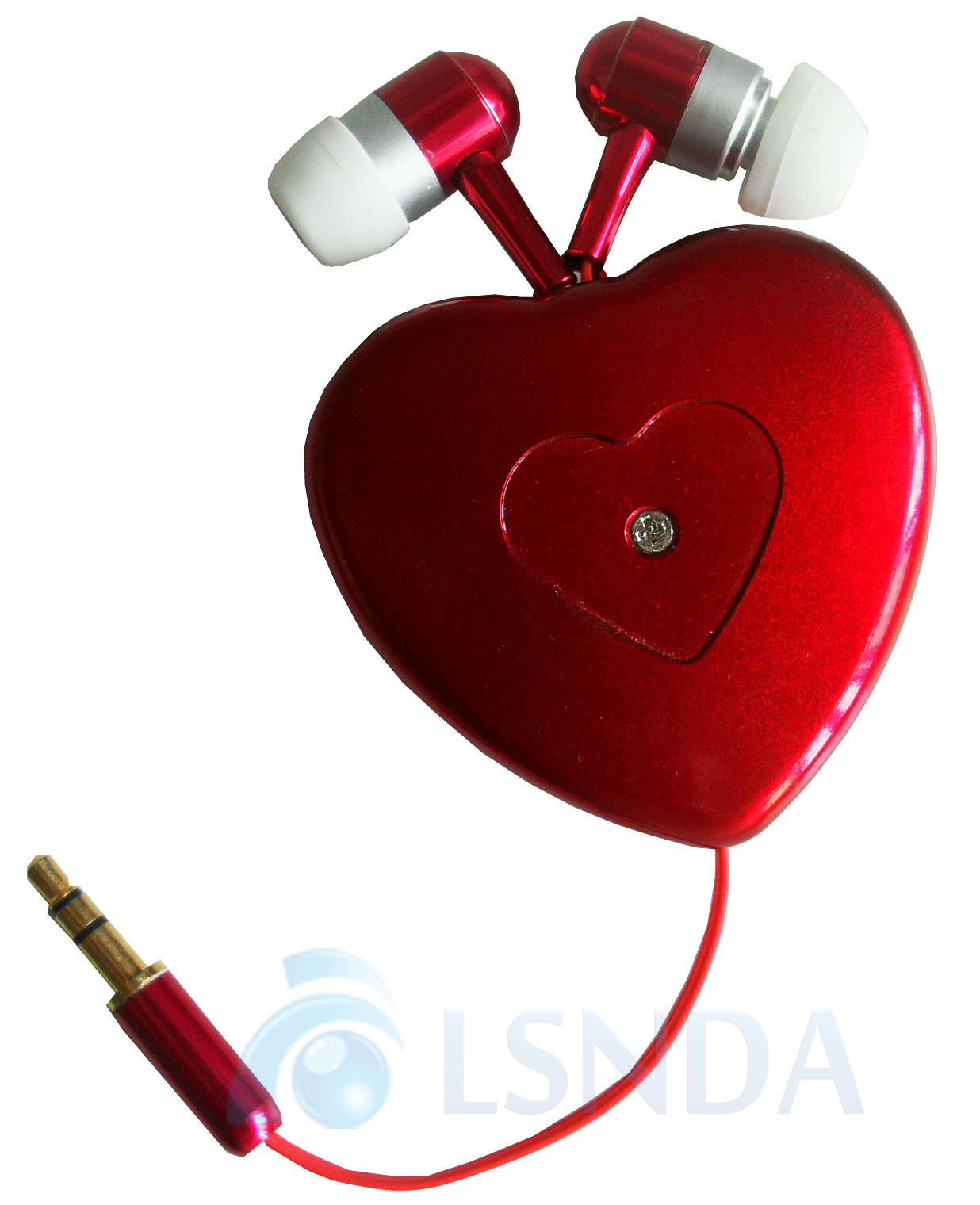 Cute Fashion Stylish Metal Quality Retractable Earphones