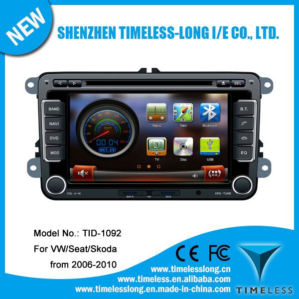 2 DIN Car DVD for Volkswagen with GPS Bt 3G (TID-1092)