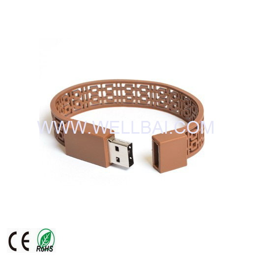 Silicone Bracelet USB Flash Drive