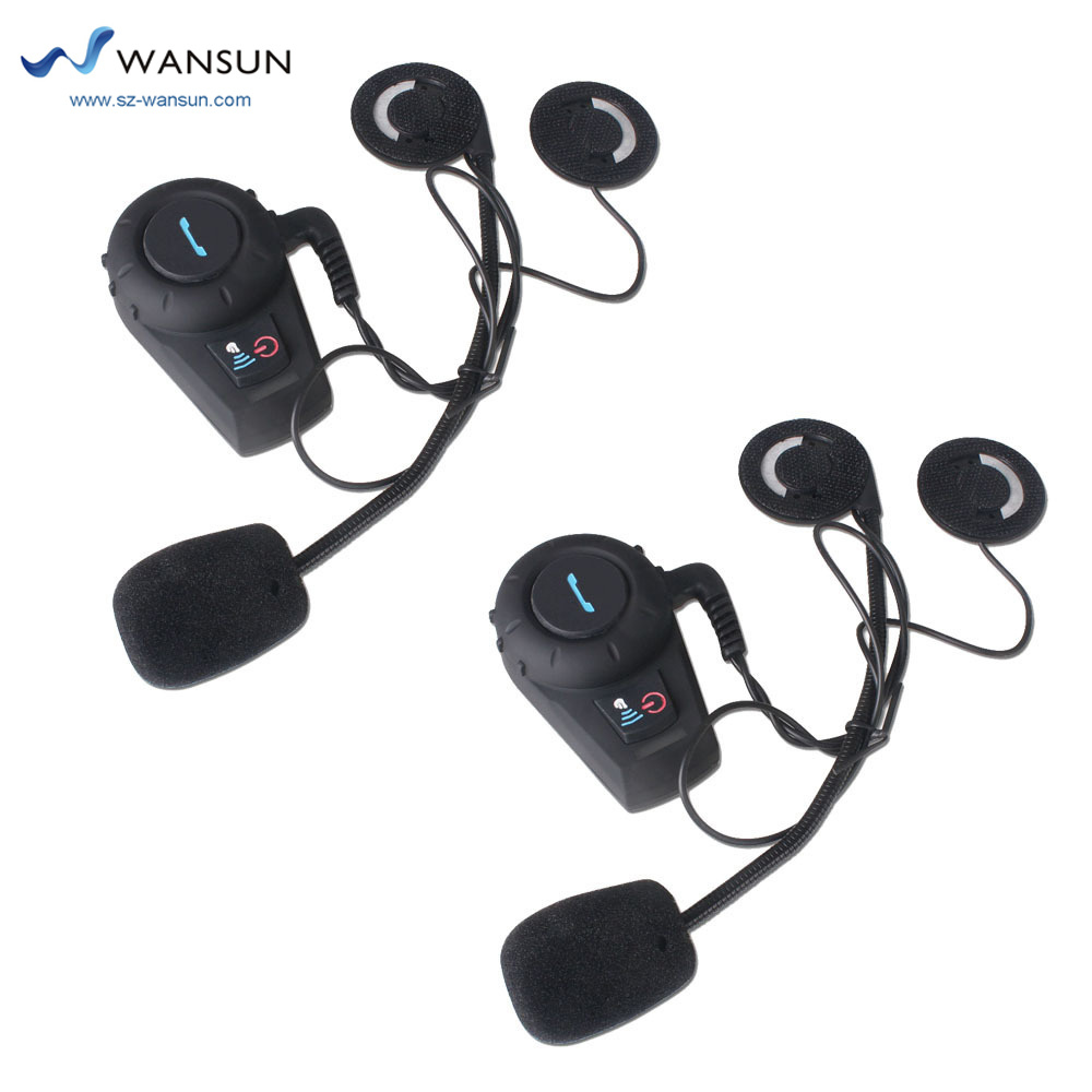 Wansun 10A05A Motorcycle Helmet Bluetooth Headset Bluetooth Headphone