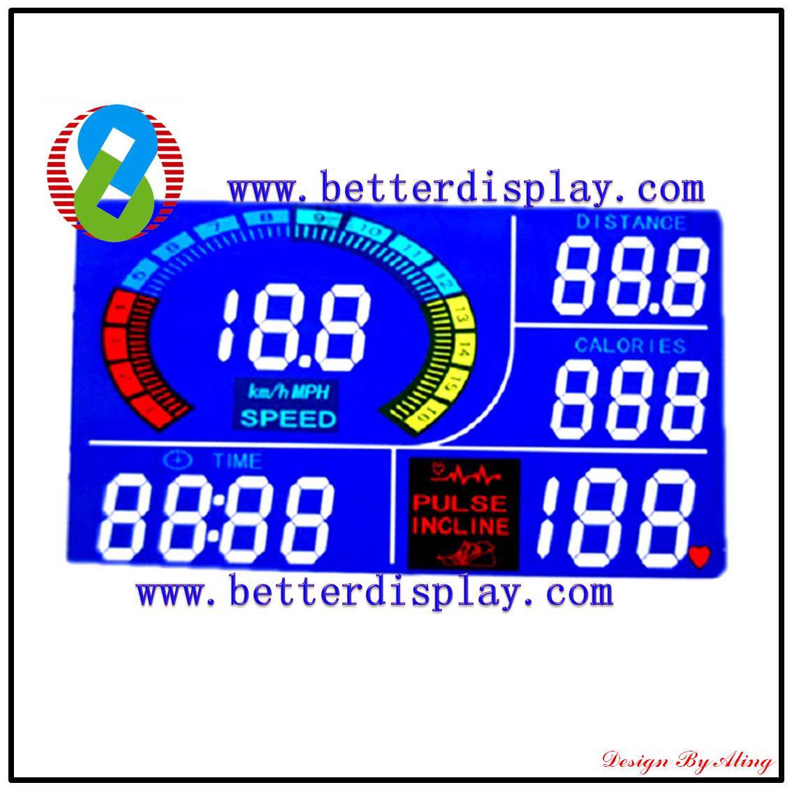 FSTN Counting LCD Module Display