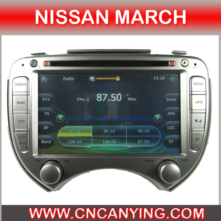 Special Car DVD Player for Nissan March with GPS, Bluetooth. (CY-1915)