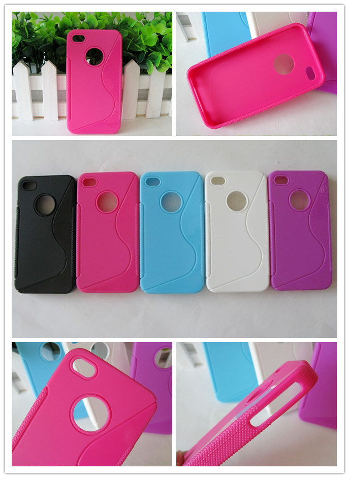 Type S TPU Case/ Protector/ Cover for iPhone 4/4S