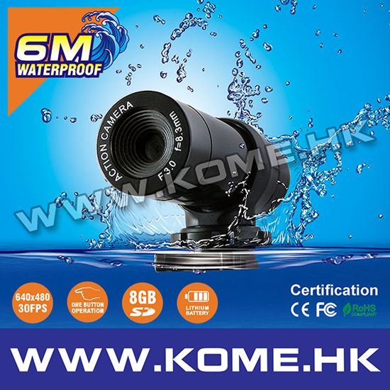 640x480 IP68 Action Camera (HC05)