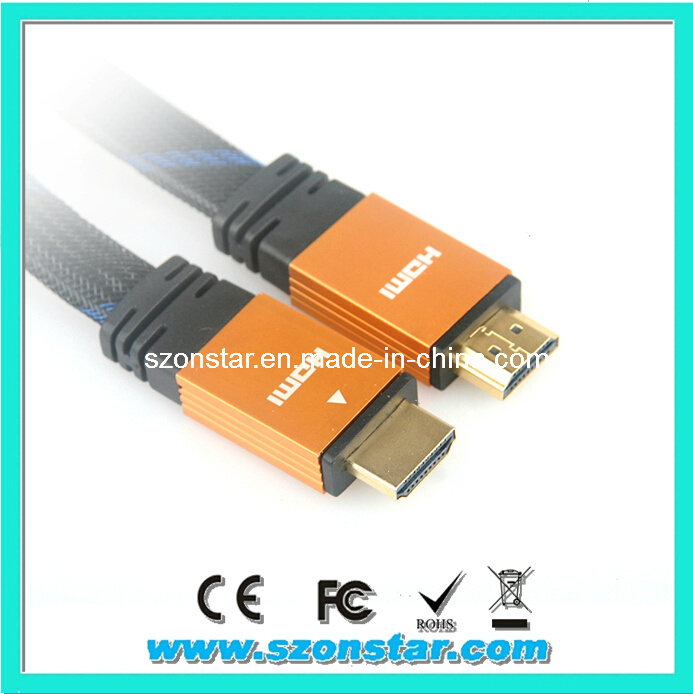 1.4V Flat HDMI Cable for HDTV