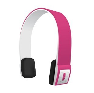 Headset Stereo Bluetooth Universal Pink