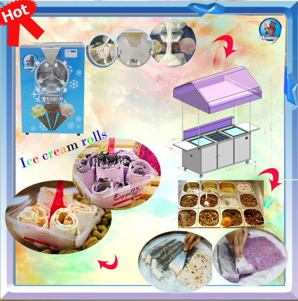 Super Premium Fry Ice Cream Machine