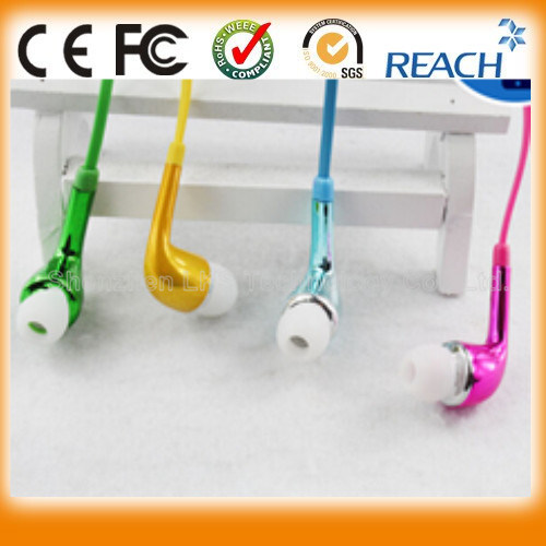 Cheap in-Ear Earphone Disposable Plastic Earbuds Promotional Gift Earphone