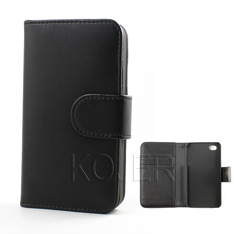 Leather Booklet Mobile Phone Case for iPhone