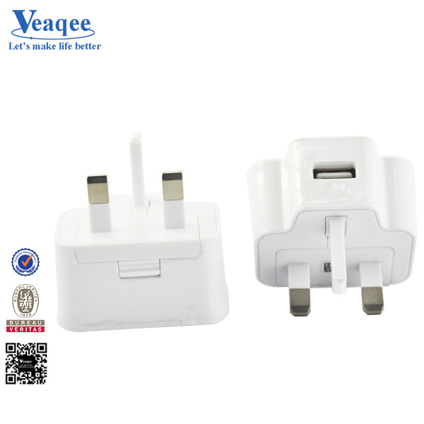 UK Plug USB Charger for Mobile Phone