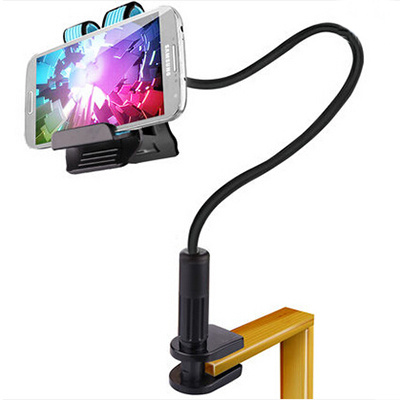 Hot Sale 2015 New Universal Lazy Mobile Phone Holder with Double Clip for iPhone MP3 MP4