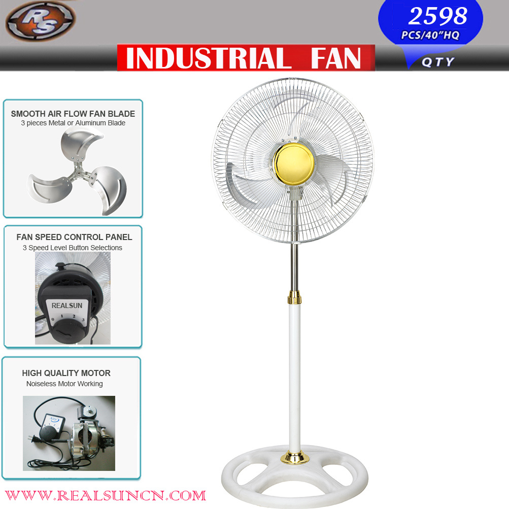 18inch Electrical Industrial Fan with White Base