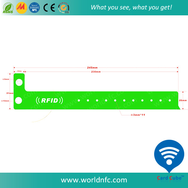 2016 Promotional Gift Disposible Paper RFID Bracelet