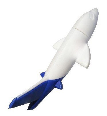 Rubber Aircraft USB Flash Drive 1GB-32b (NS-65)