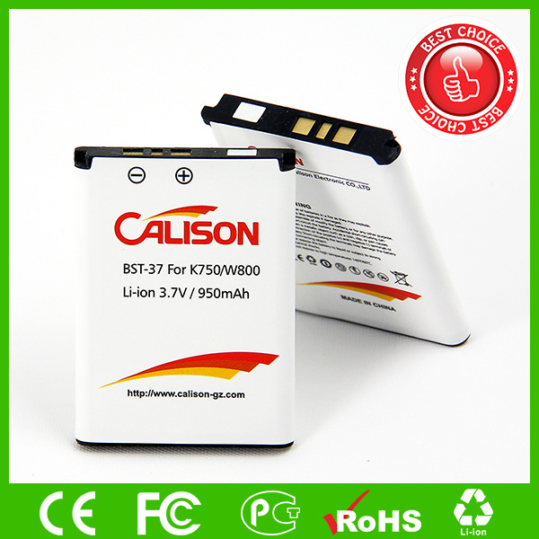 950mAh Bst-37 Mobile Battery for Sony Ericsson