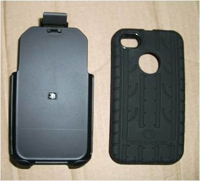 Holster + Combo Cover for iPhone 4G 