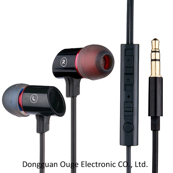 Top Sell Low Price Stereo Metal Earphone (OG-EP-6525)