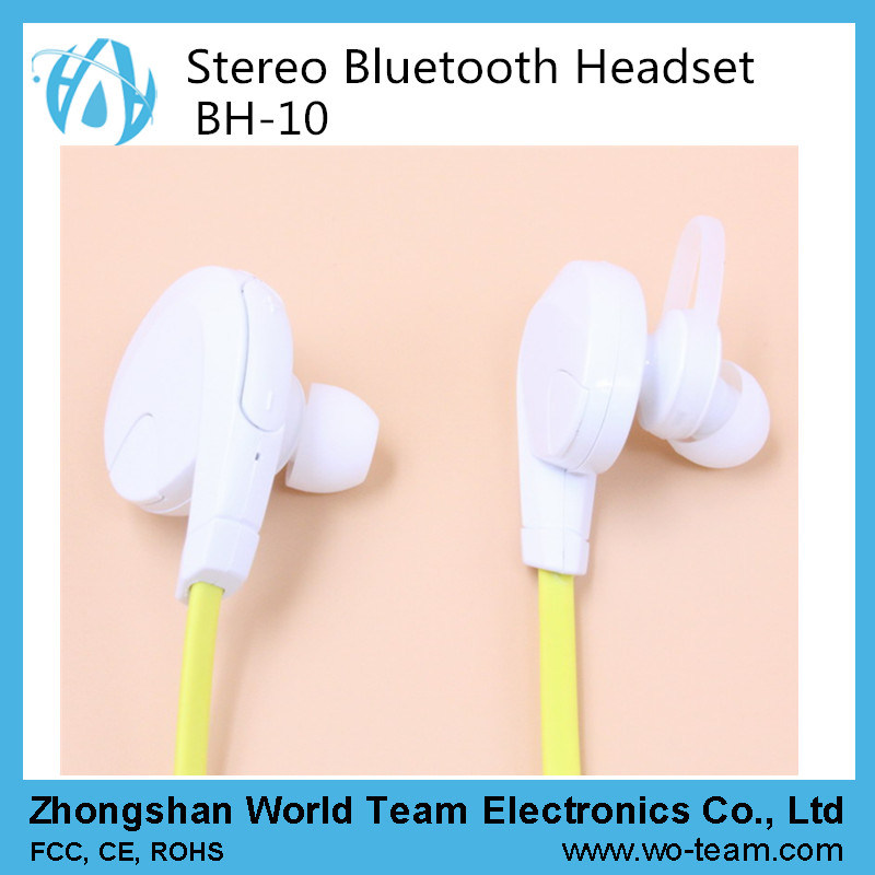 High Quality! Sport Stereo Wireless Bluetooth Earphone for Computer/Mobile Phone/MP3/MP4