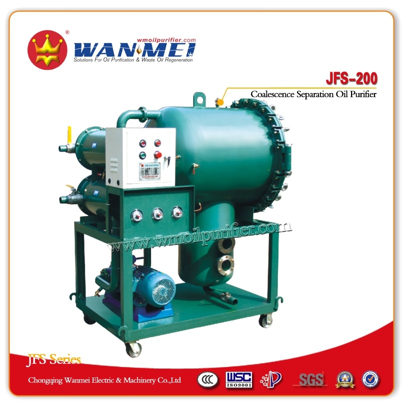 Jfs-50 Coalescence - Separation Oil Purifier