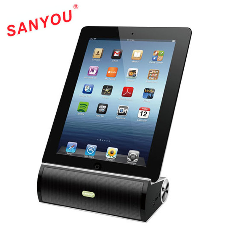 2in1 Wireless Bluetooth Speaker with iPad Holder