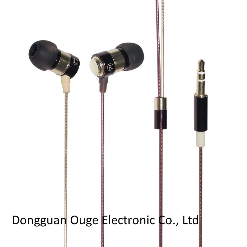 Fashionable Stereo Metal Earphone (OG-EP-6506)