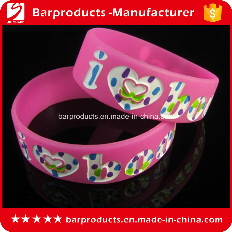 Bulk Cheap Custom Logo Silicone Cartoon Bracelet