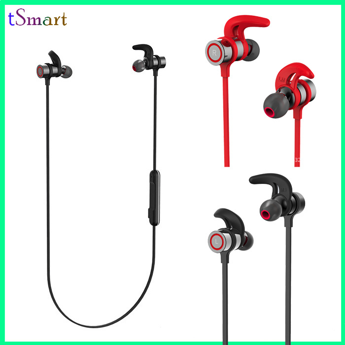 Wireless Sport Metal Stereo Headset Bluetooth Earphone Headphone with Magnet